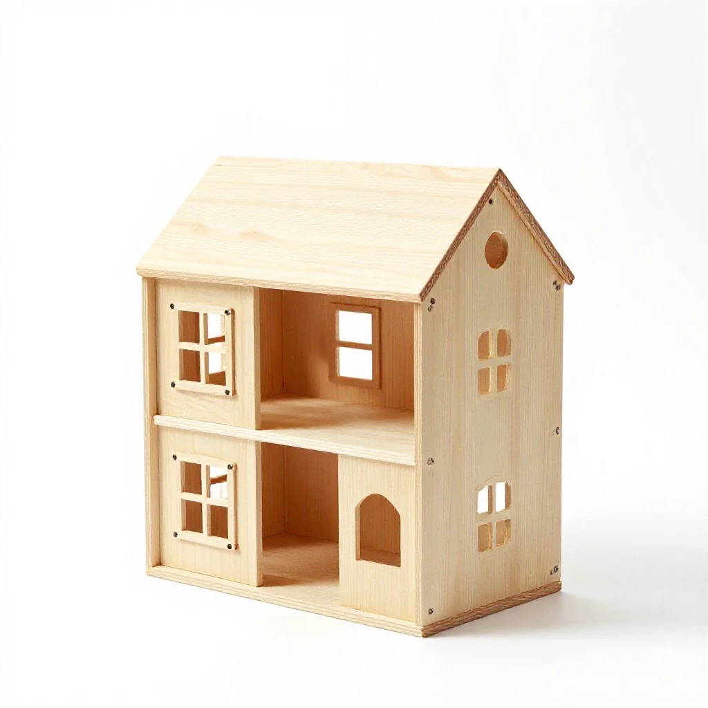 Playhouse isolated on a white background