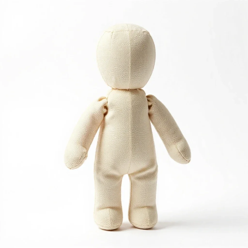 Puppet isolated on a white background