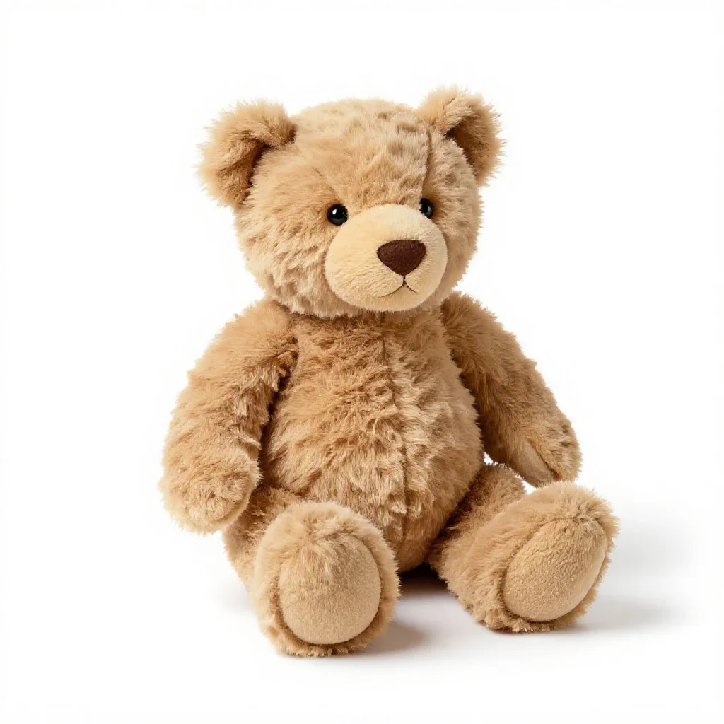 Teddy isolated on a white background