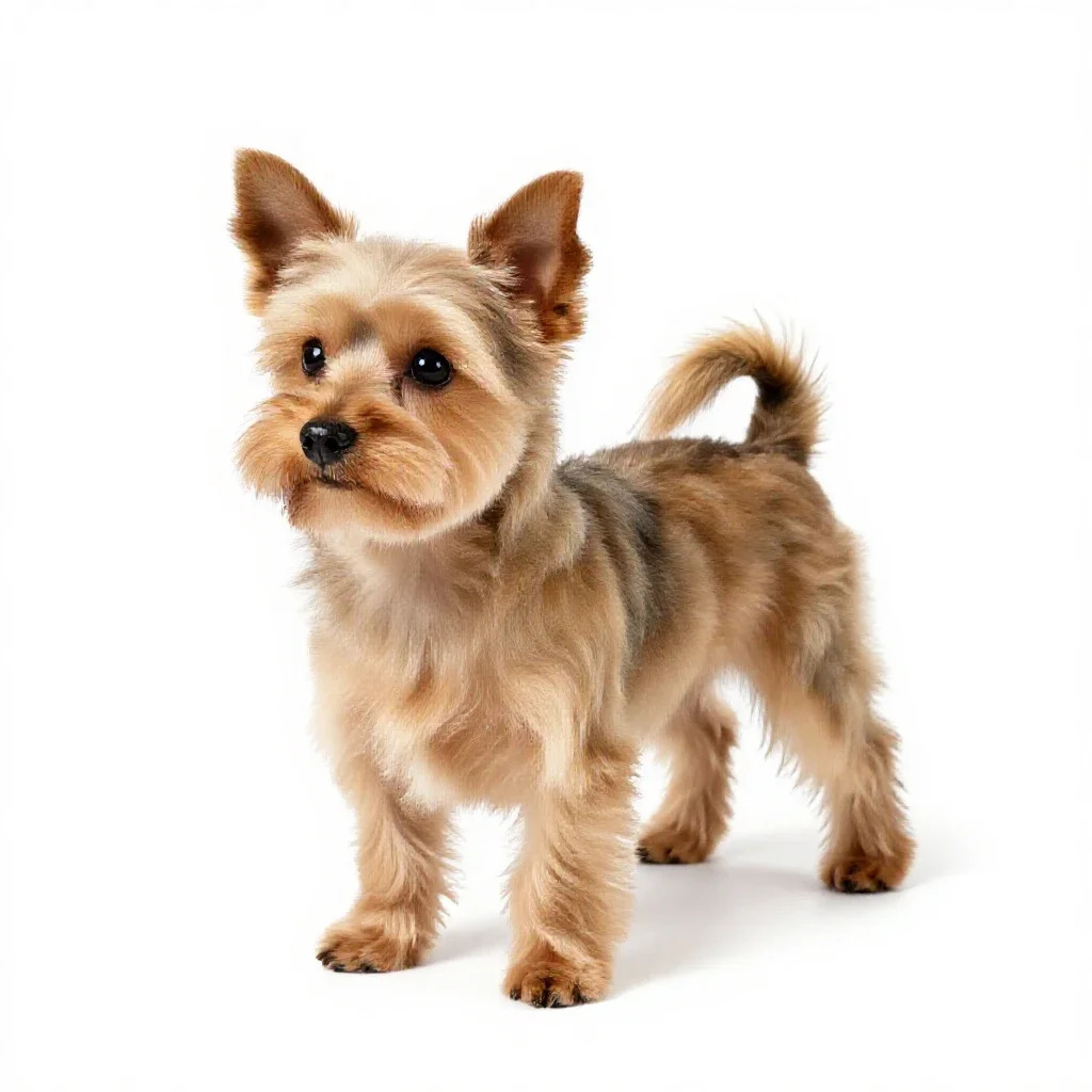 Toy dog isolated on a white background