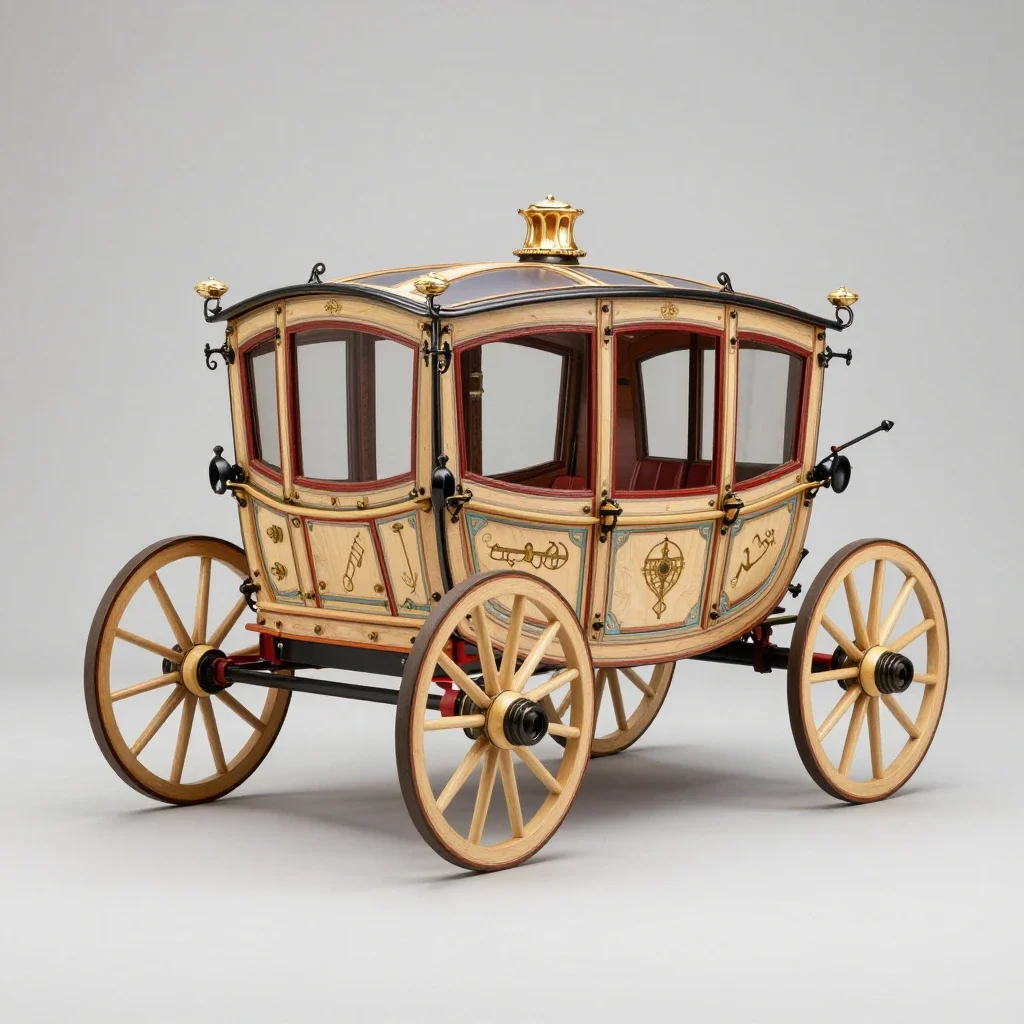 Bandwagon isolated on a white background