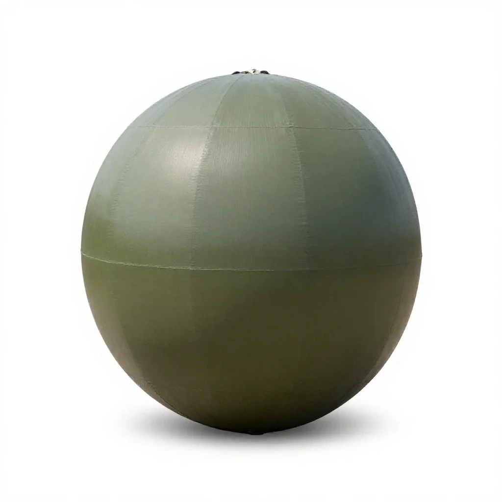 Barrage balloon isolated on a white background