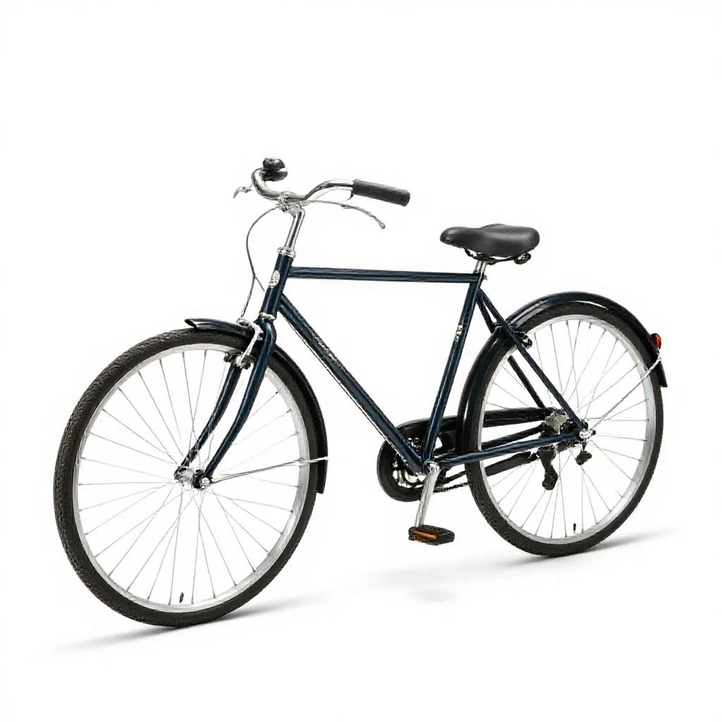 Bicycle isolated on a white background