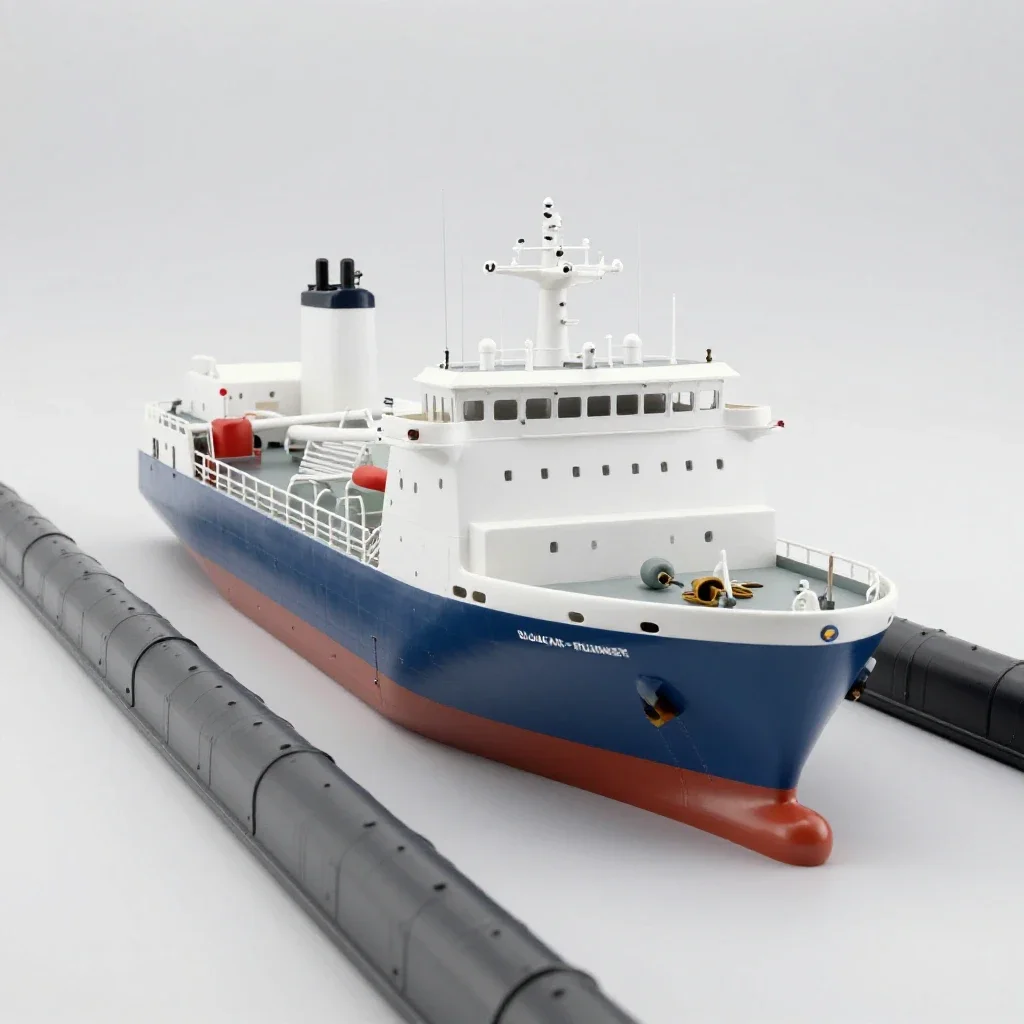 Blockade-runner isolated on a white background