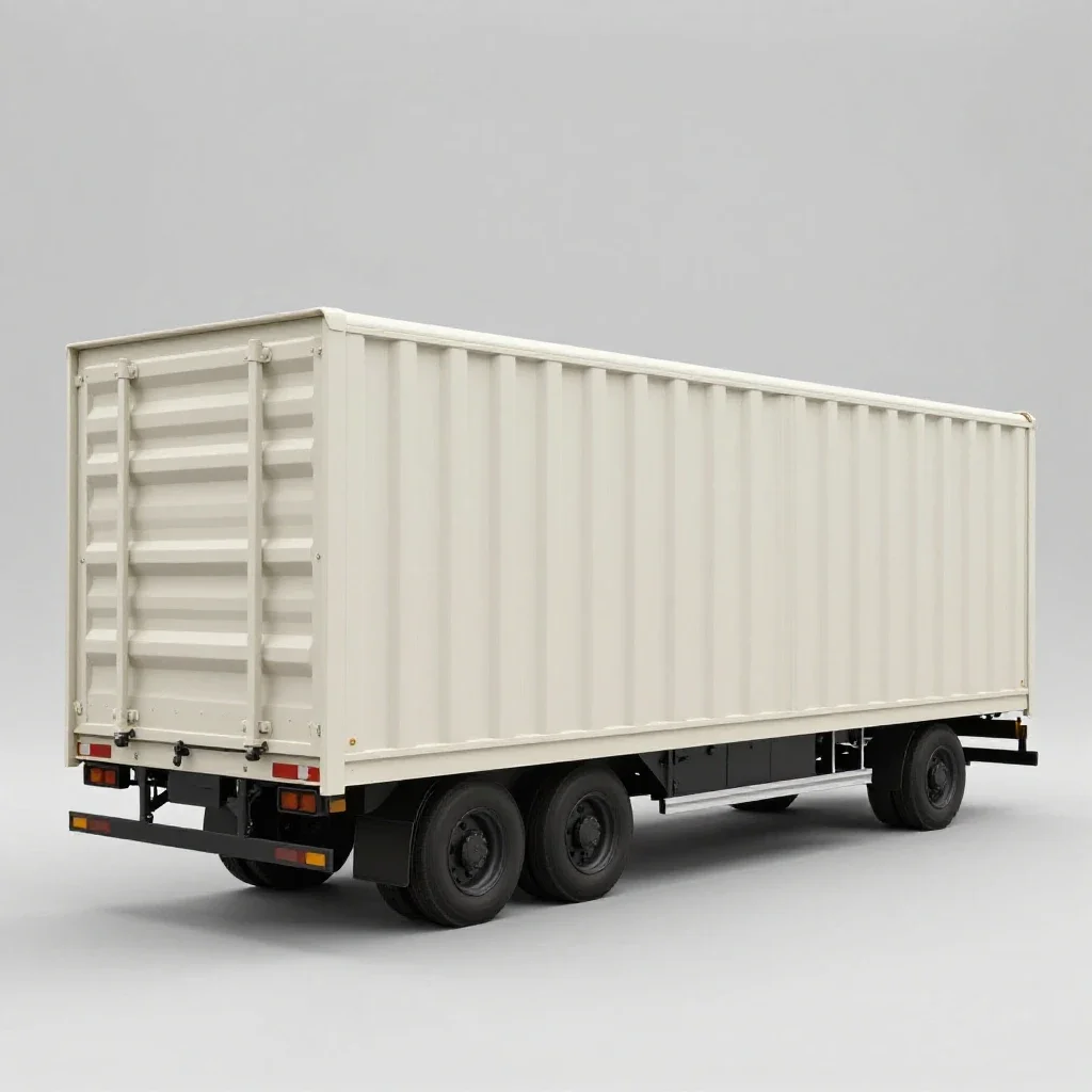 Boxcar isolated on a white background