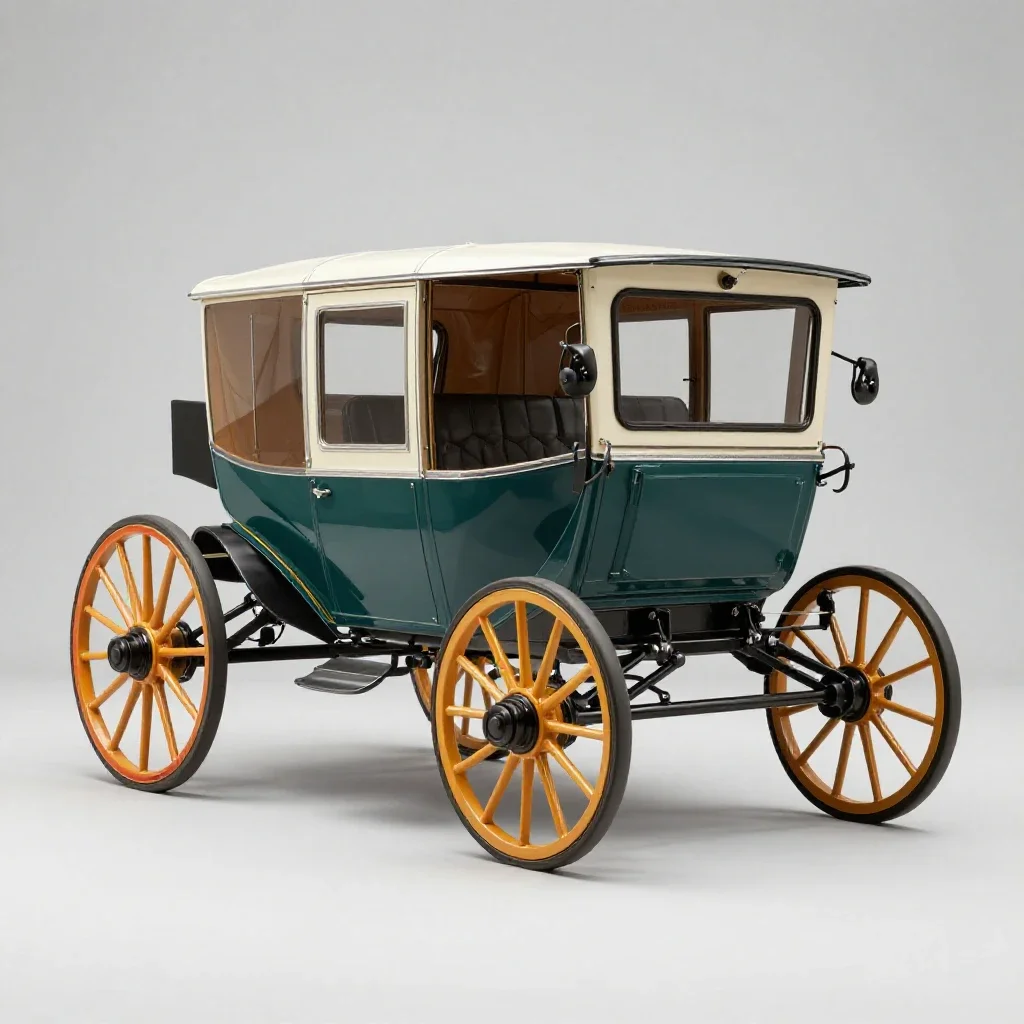 Carriage isolated on a white background