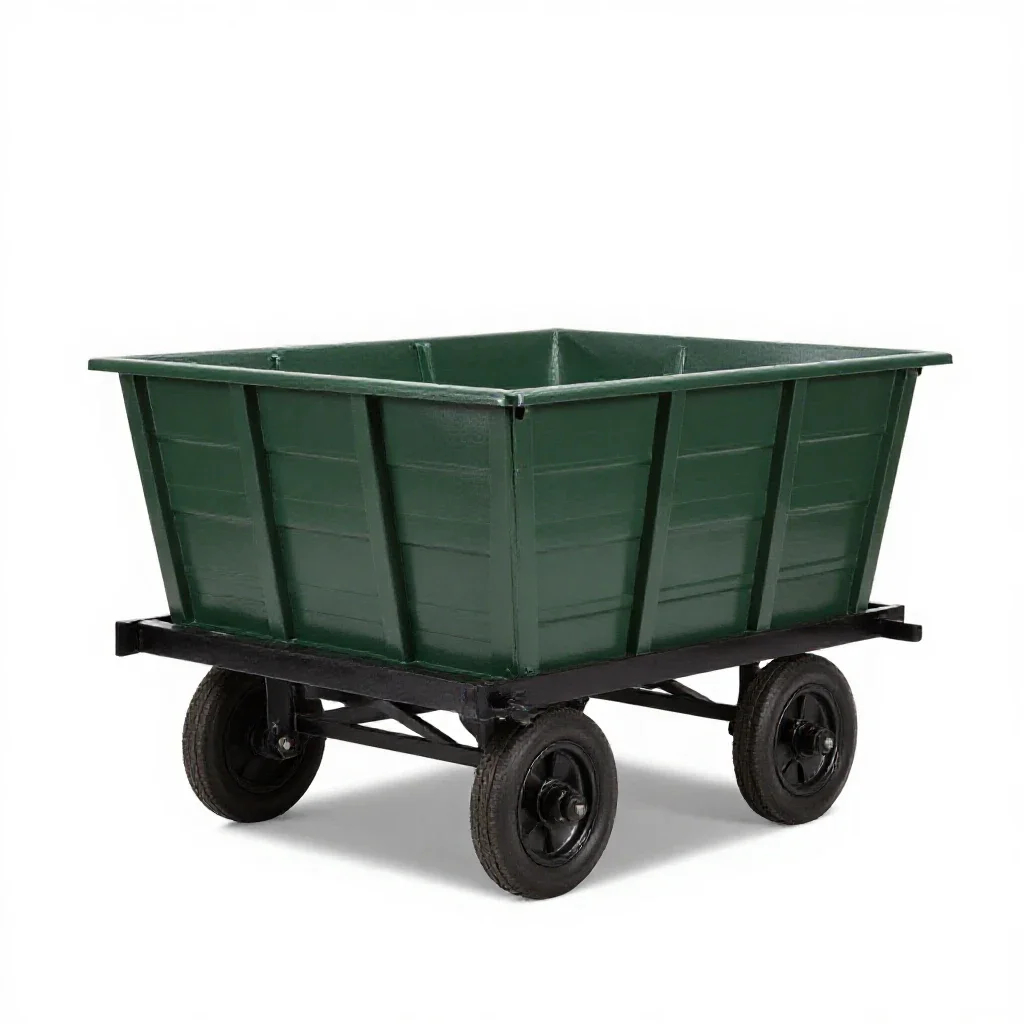 Cart isolated on a white background