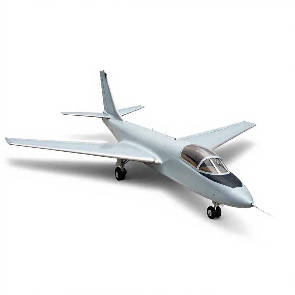 Delta wing isolated on a white background