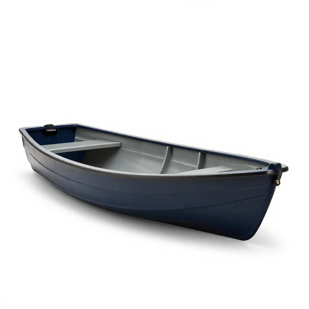 Dinghy isolated on a white background