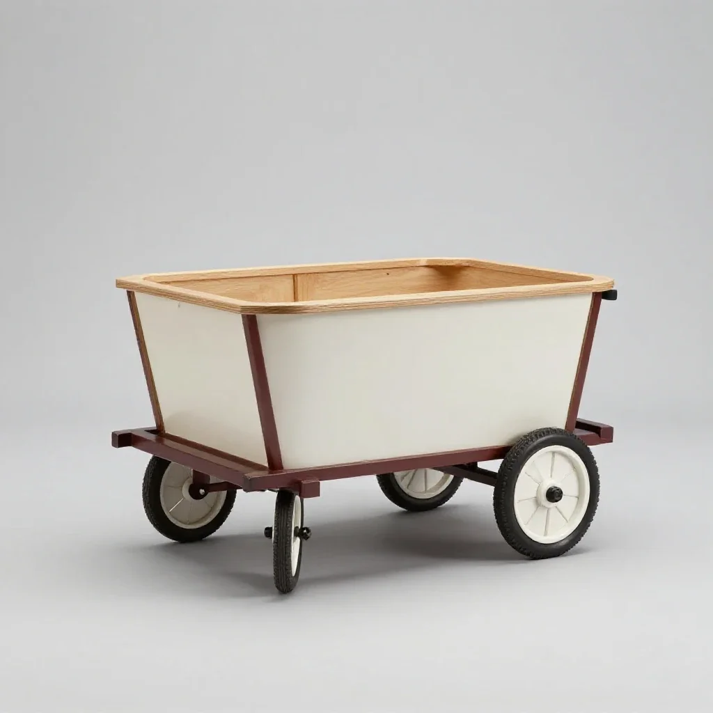 Dogcart isolated on a white background