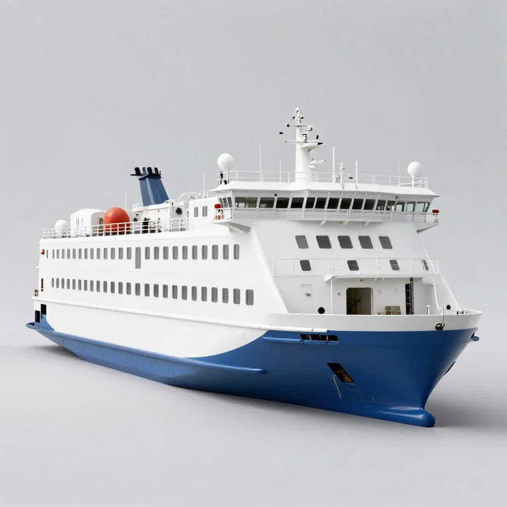 Ferry isolated on a white background