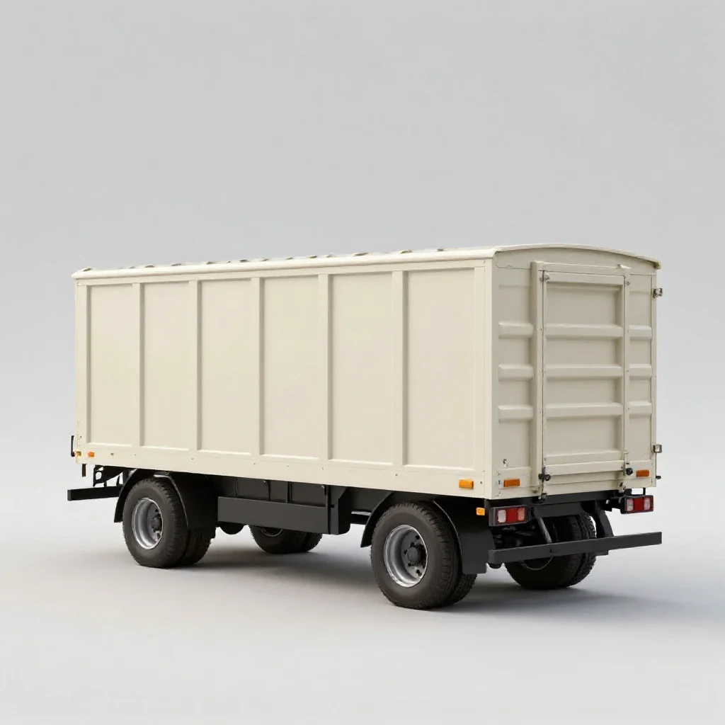 Flatcar isolated on a white background