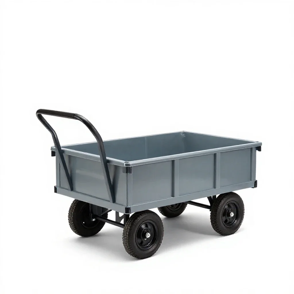 Handcart isolated on a white background