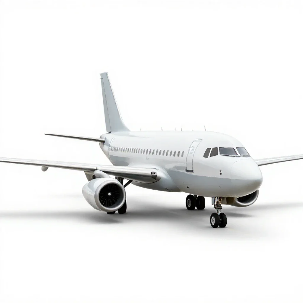 Jet isolated on a white background