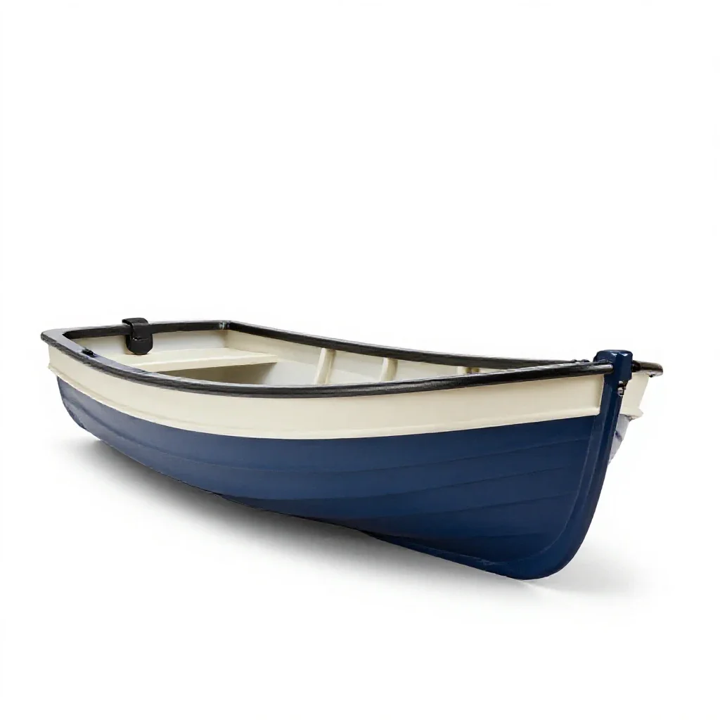 Jolly boat isolated on a white background