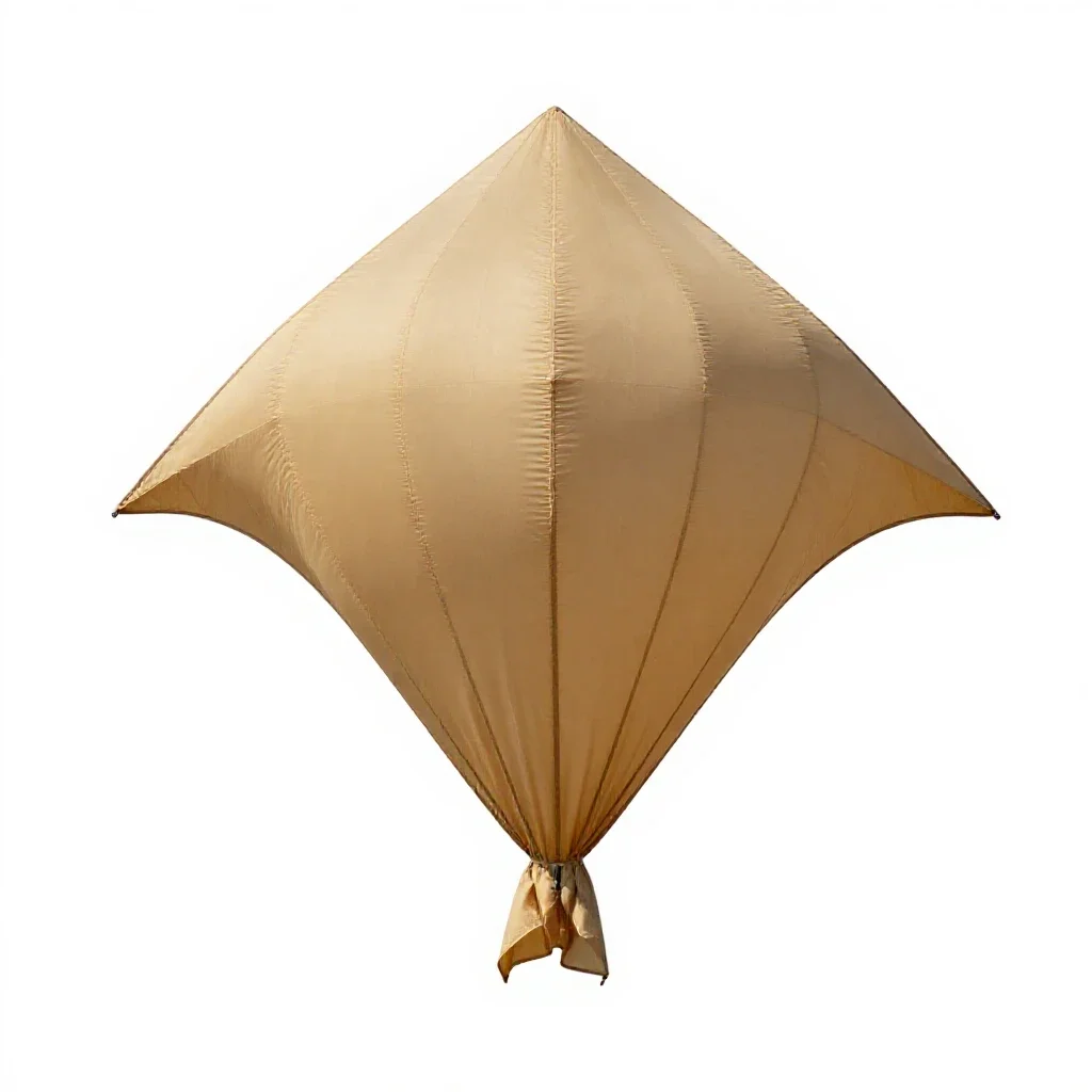 Kite balloon isolated on a white background