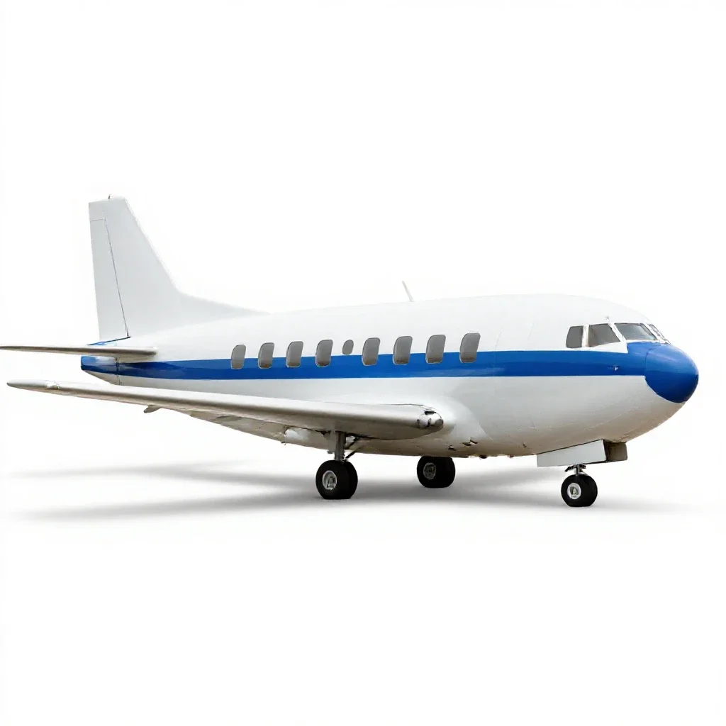 Lighter-than-air craft isolated on a white background