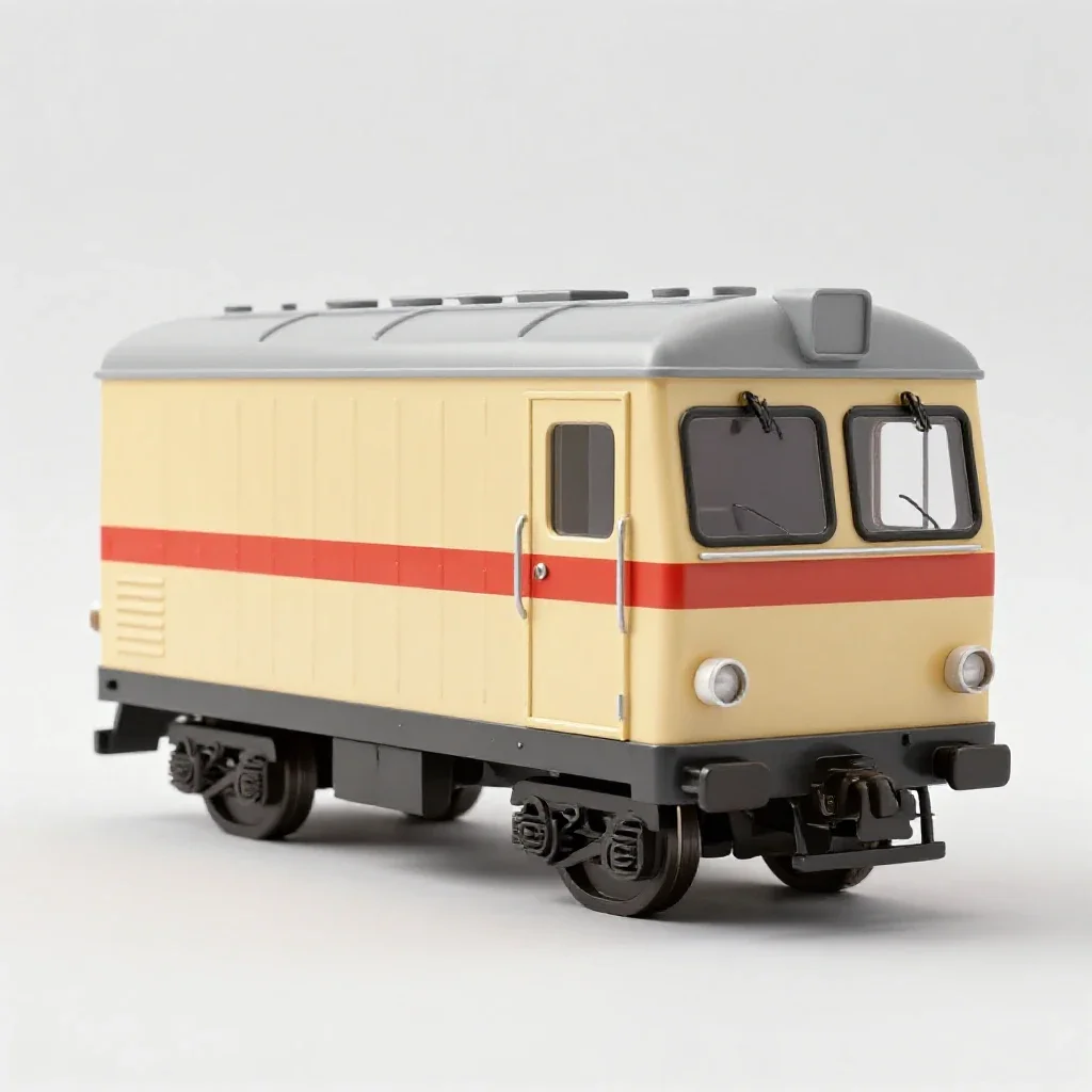 Mail car isolated on a white background