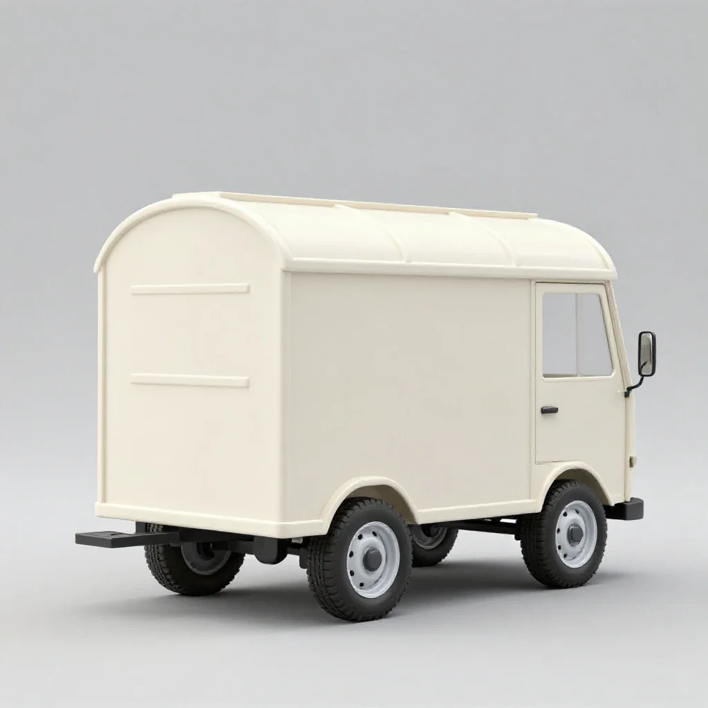 Milk wagon isolated on a white background