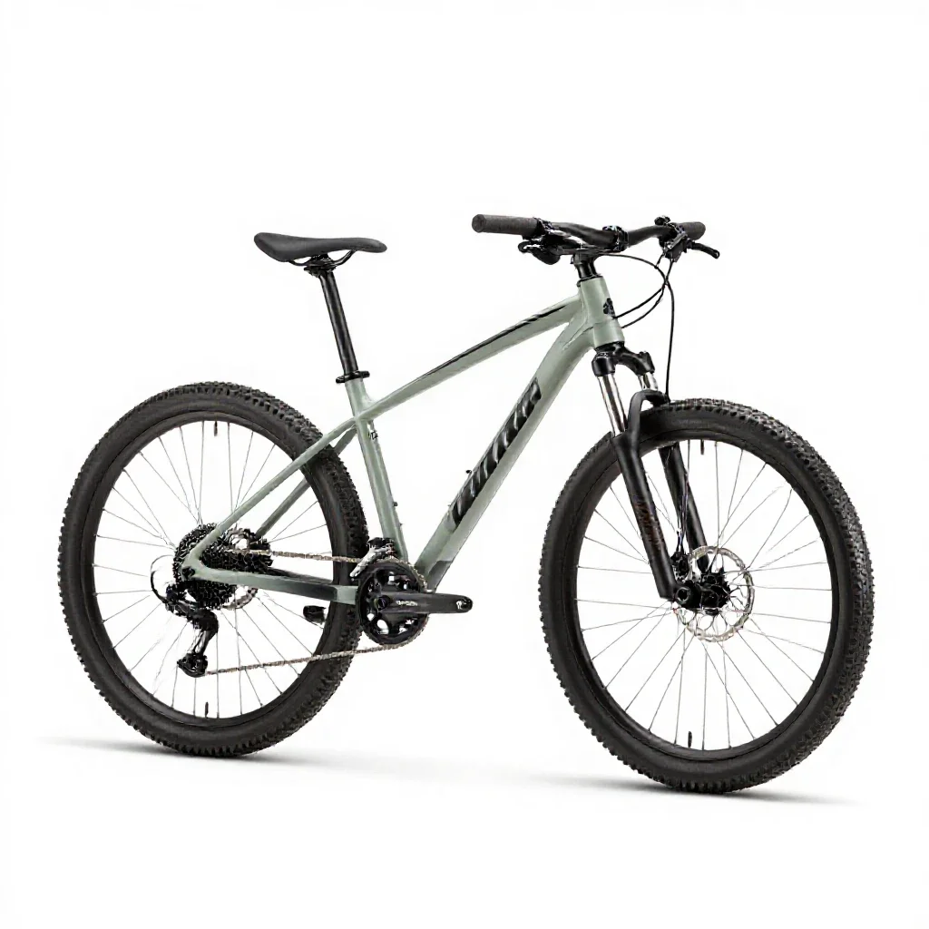 Mountain bike isolated on a white background