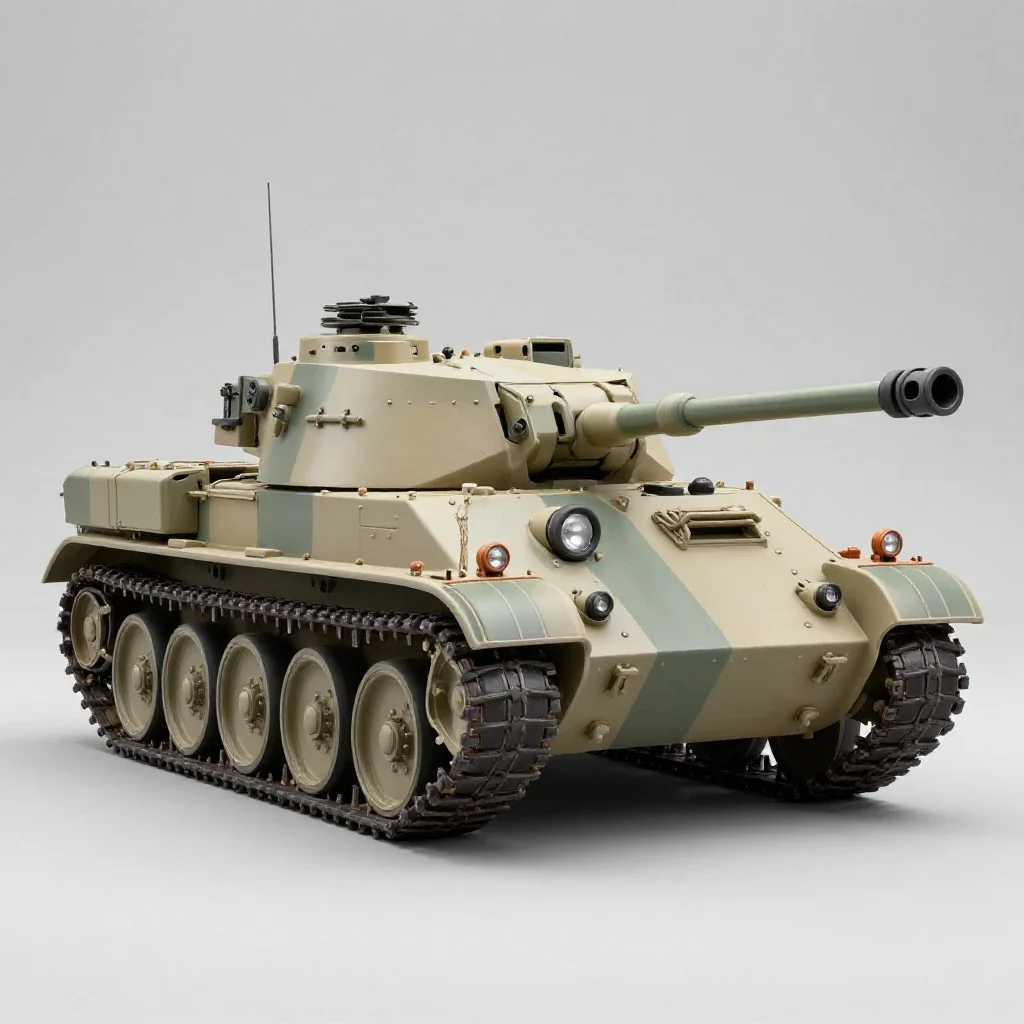 Panzer isolated on a white background