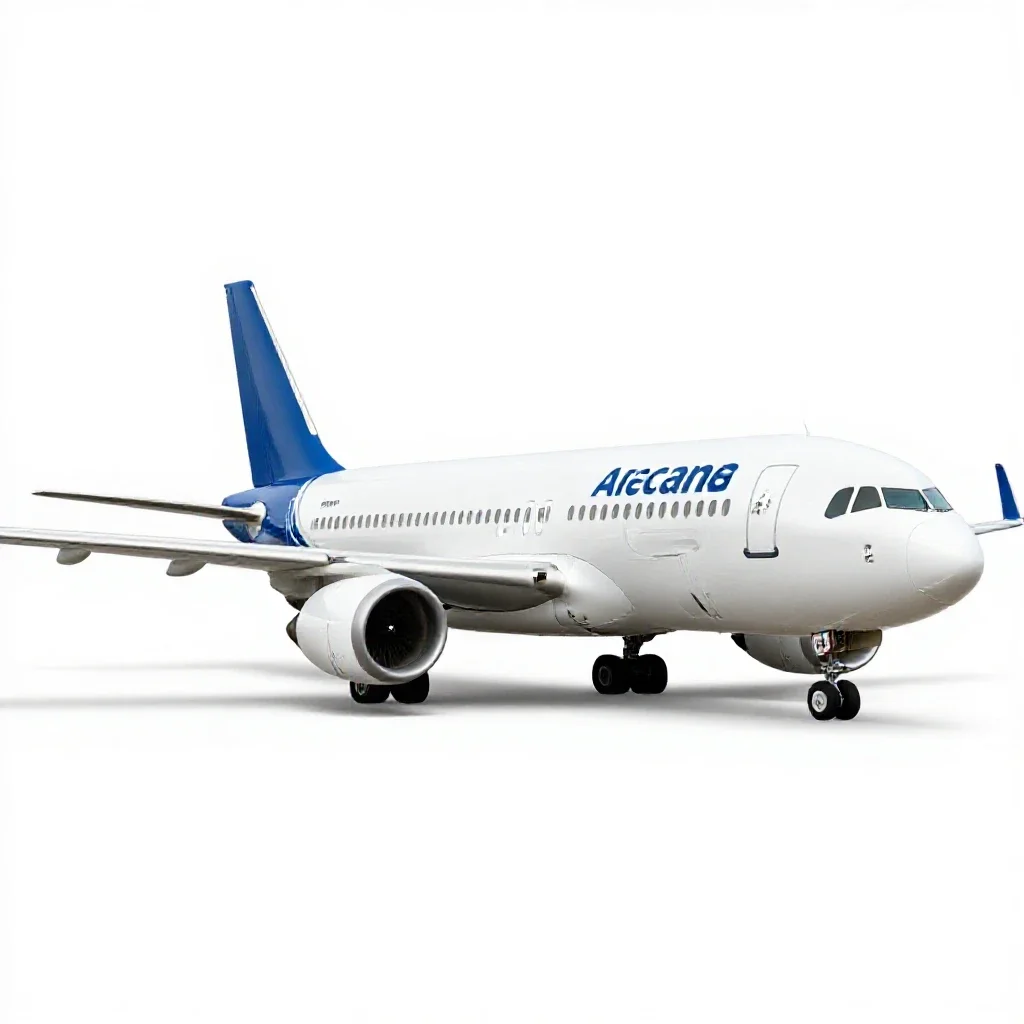 Airbus isolated on a white background