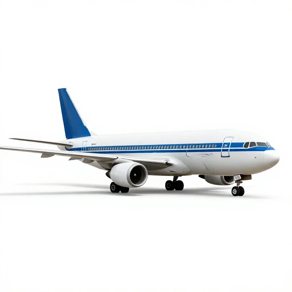 Aircraft isolated on a white background