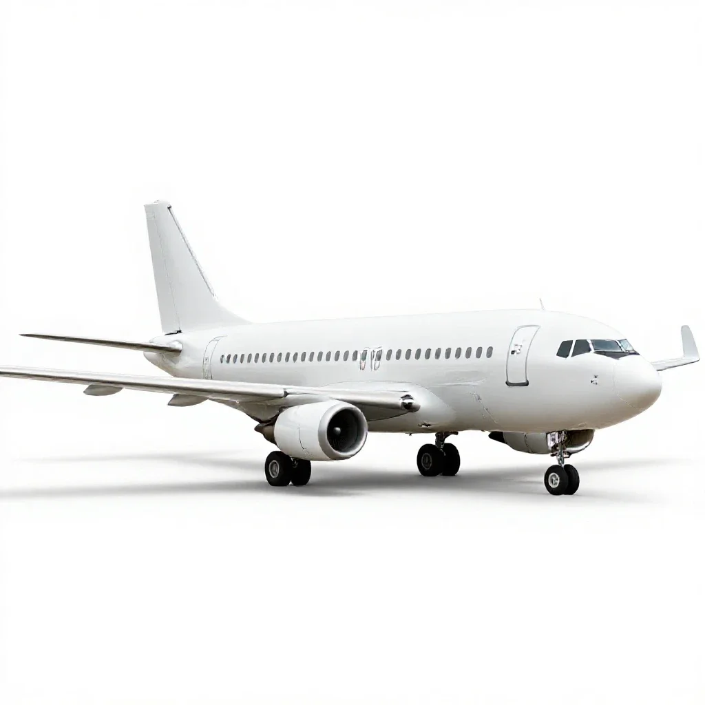 Airplane isolated on a white background