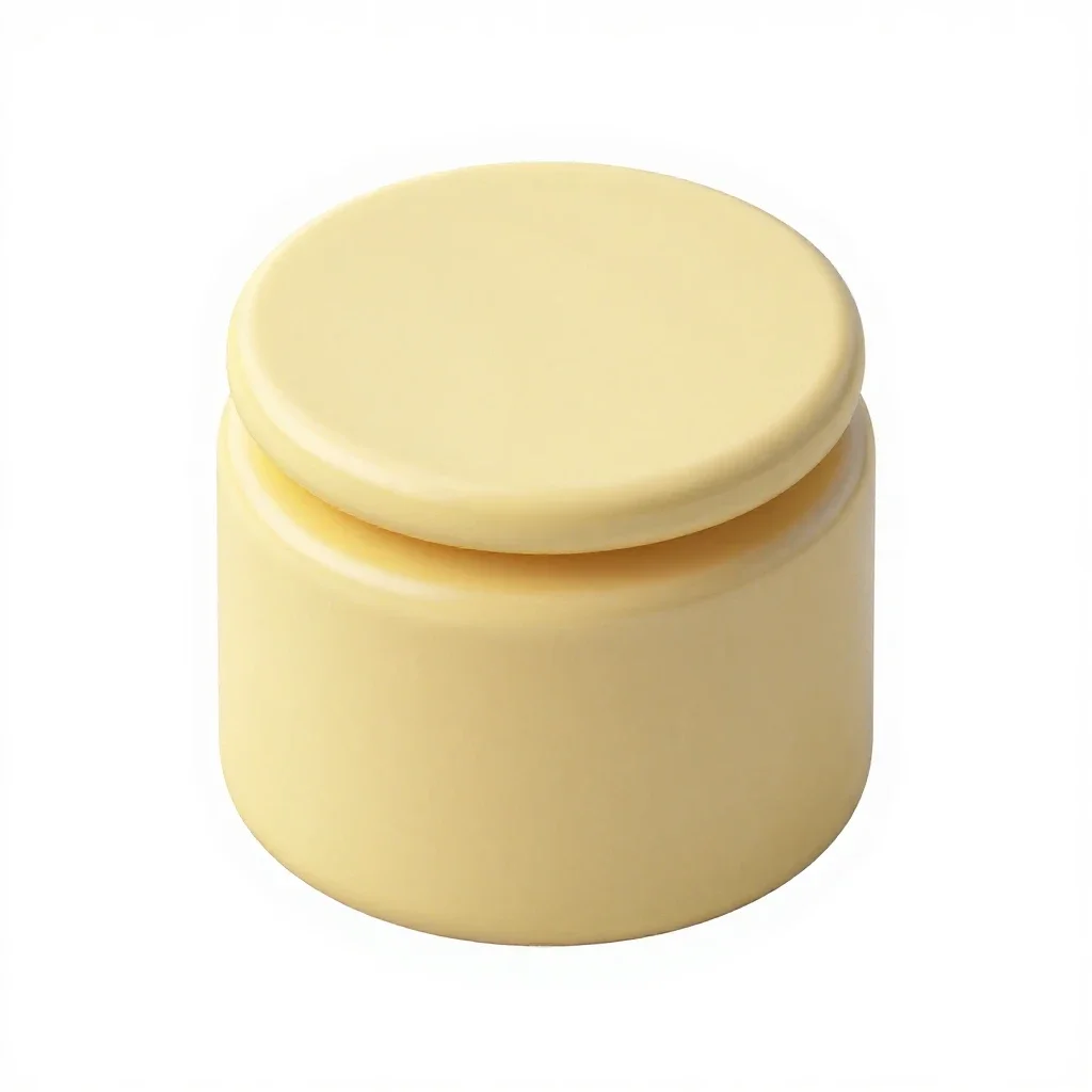 Butter churn isolated on a white background