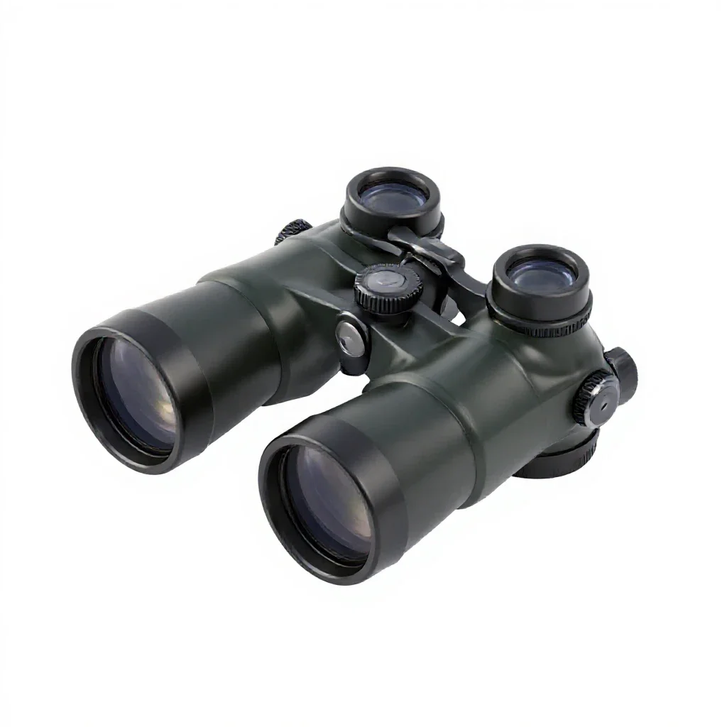 Captain's spyglass isolated on a white background