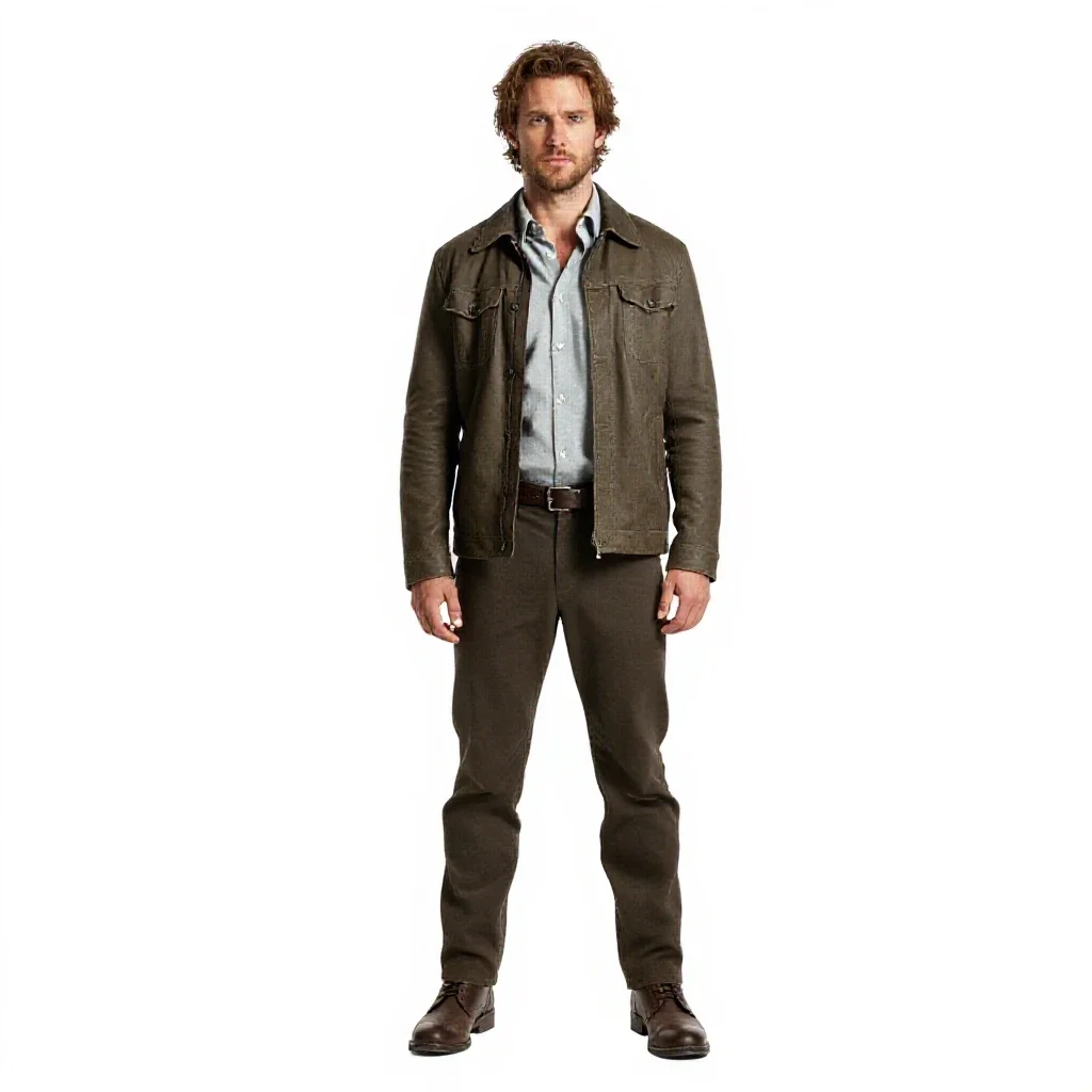 Swashbuckling duellist isolated on a white background