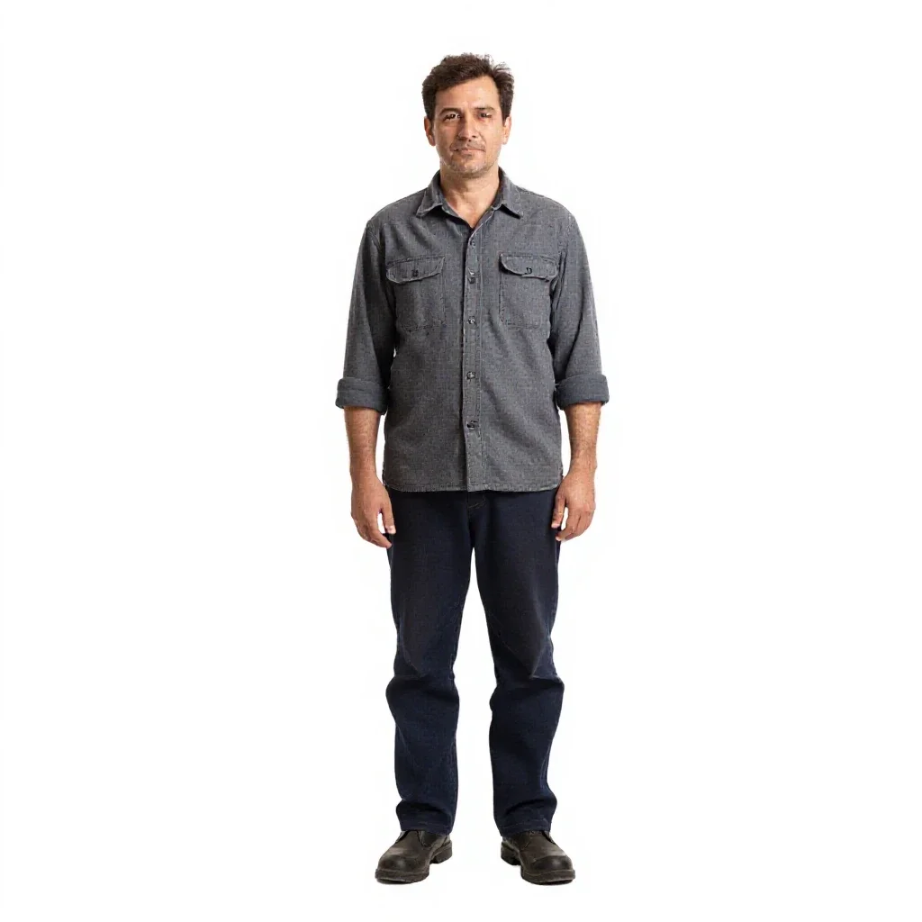 Cobbler at a last isolated on a white background
