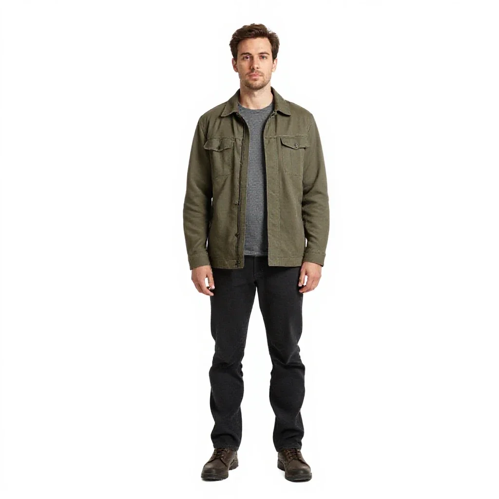 Terraforming botanist isolated on a white background
