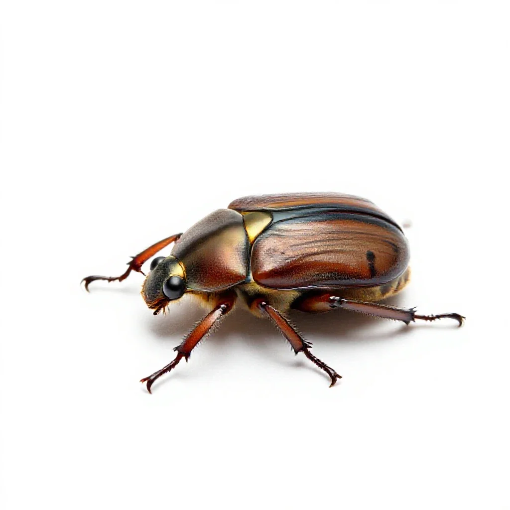 Clockwork beetle isolated on a white background