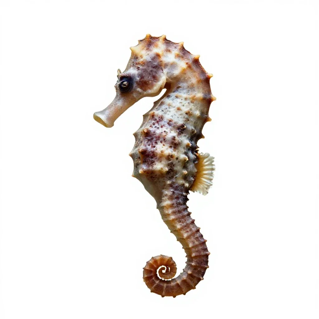Seahorse isolated on a white background