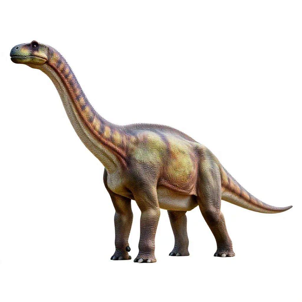 Diplodocus isolated on a white background