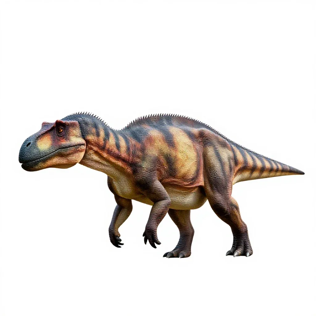 Pachycephalosaurus isolated on a white background