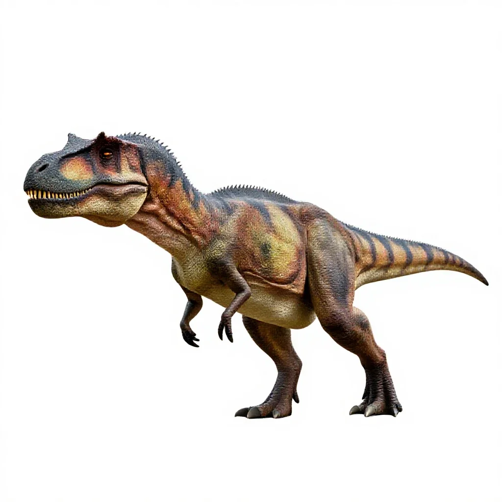 Spinosaurus isolated on a white background