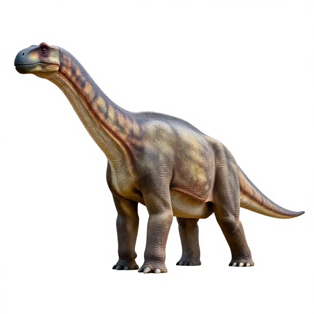 Argentinosaurus isolated on a white background