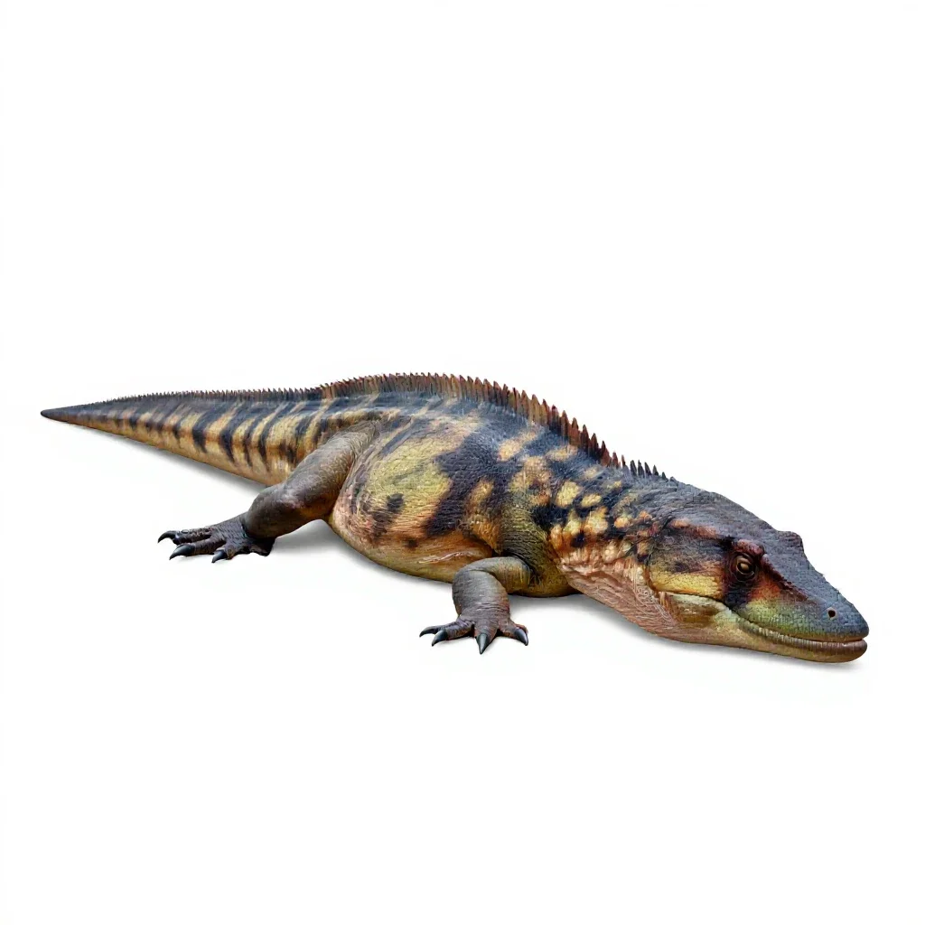 Ichthyosaur isolated on a white background