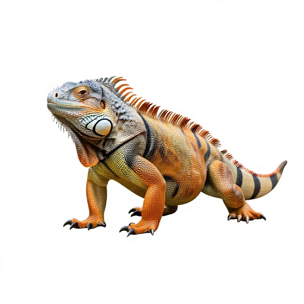Iguanodon isolated on a white background