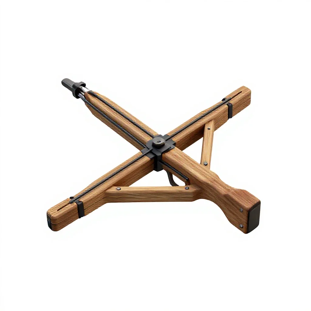 Crossbow isolated on a white background