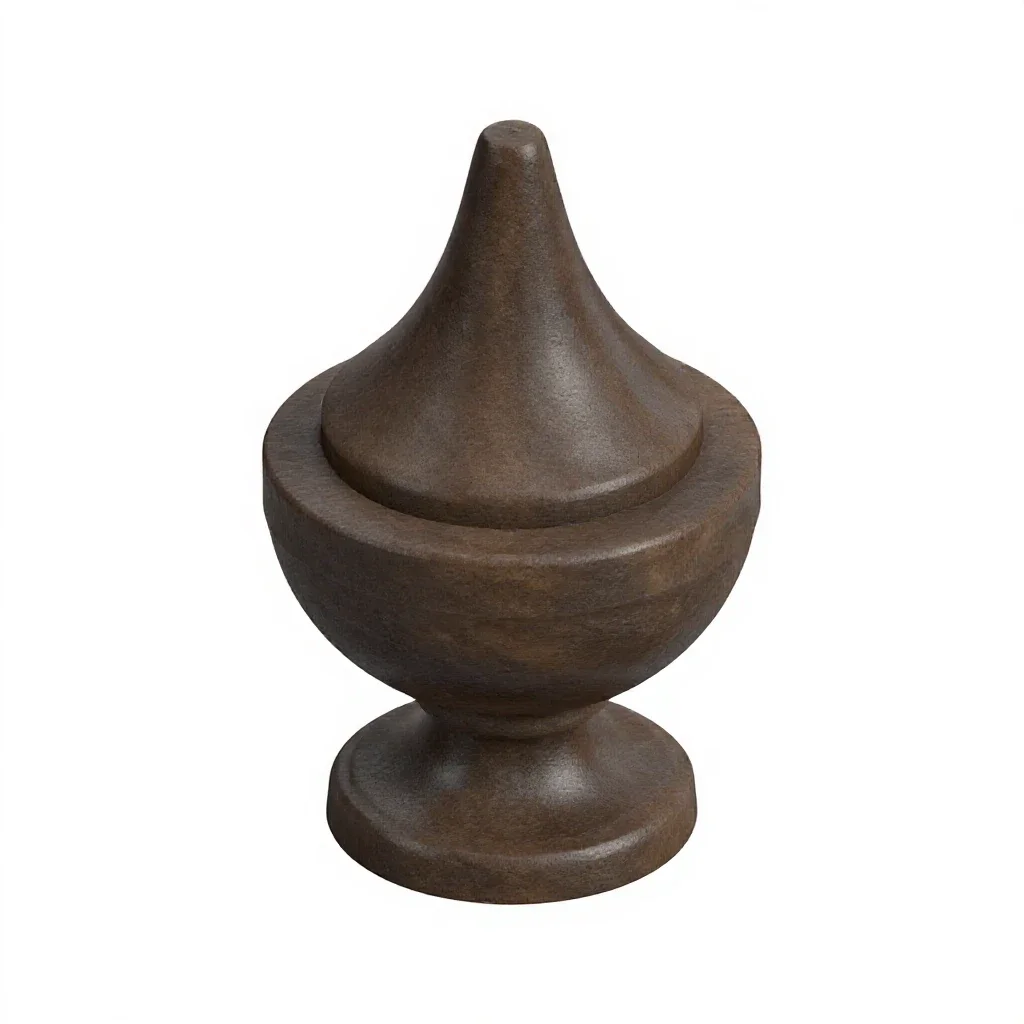 Necromancer's censer isolated on a white background