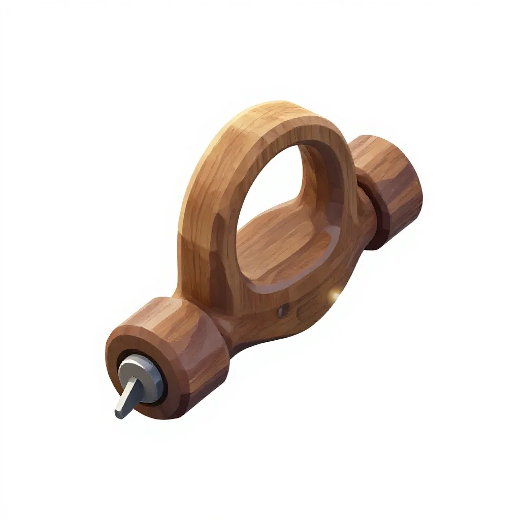 Rogue's lockpick roll isolated on a white background