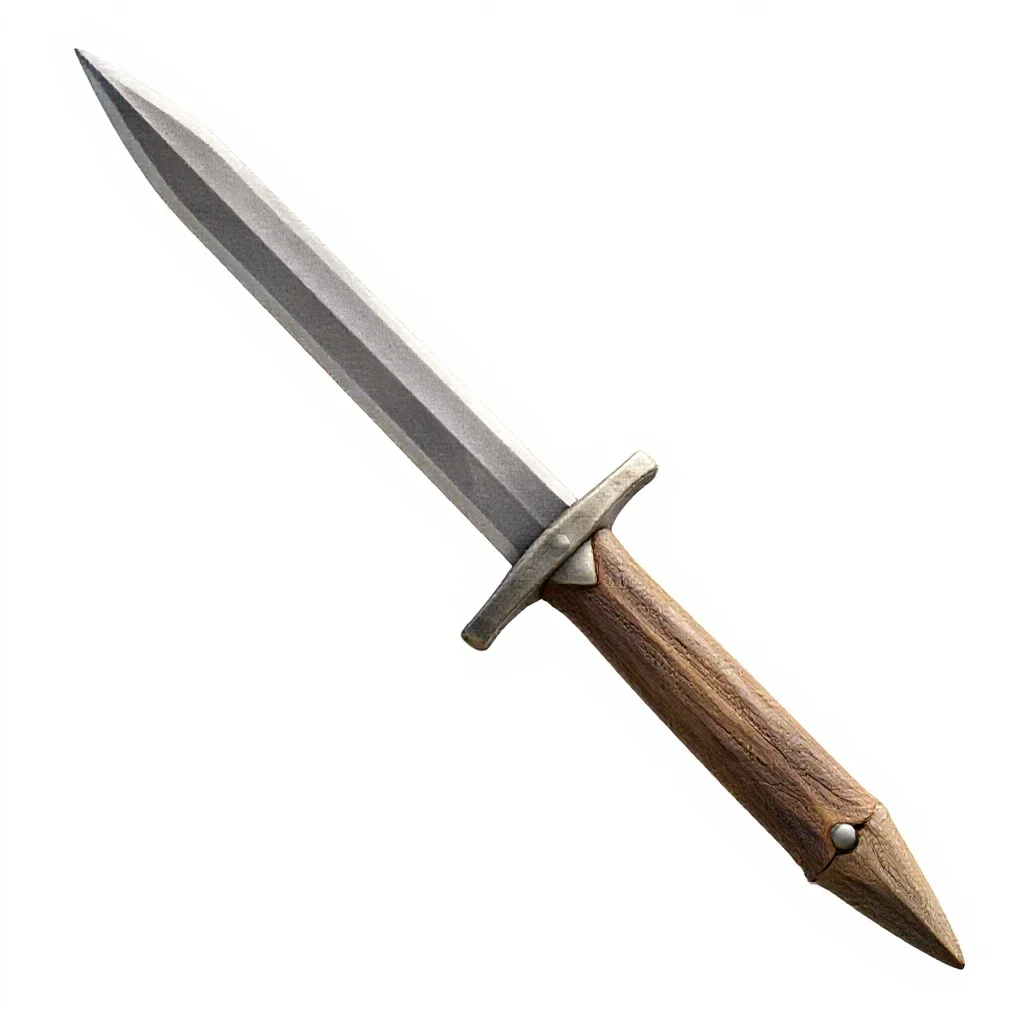 Throwing dagger set isolated on a white background