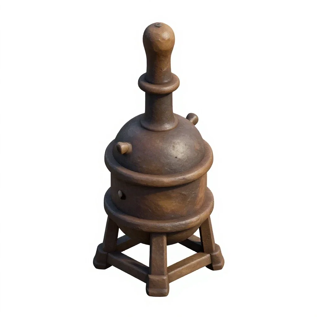 Alchemy still isolated on a white background