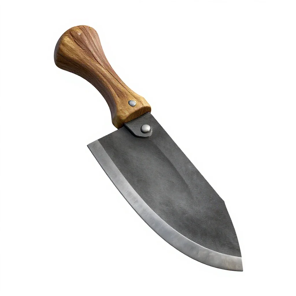 Orcish cleaver isolated on a white background