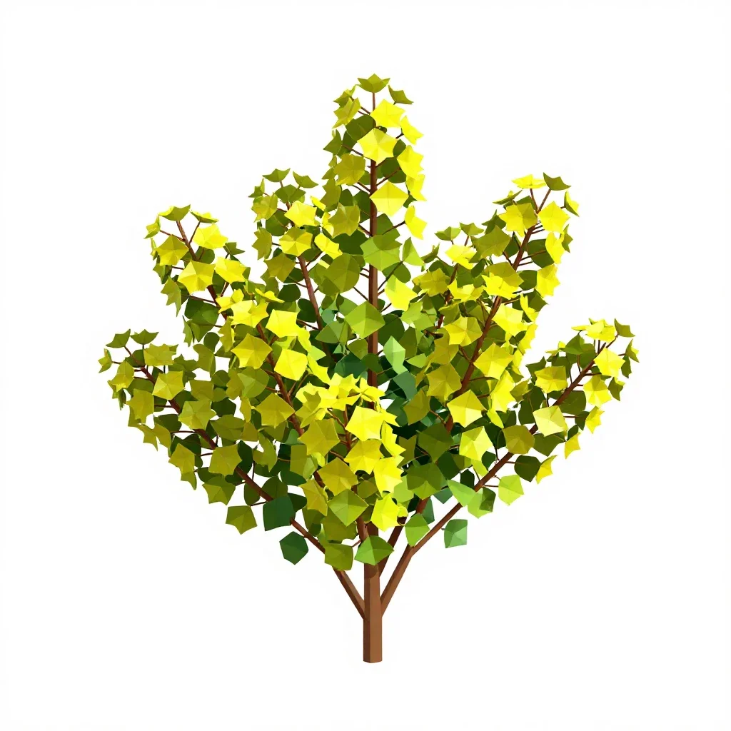 Kowhai flower cluster isolated on a white background