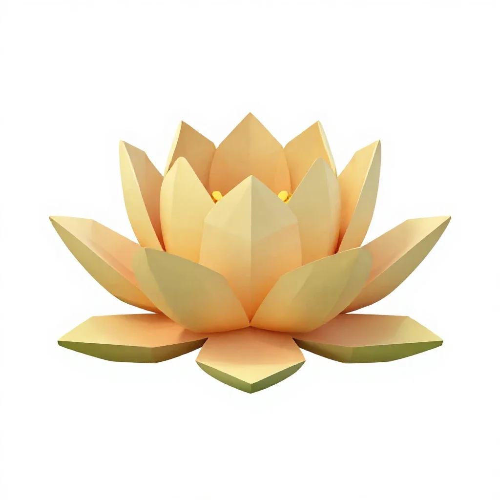 Lotus flower isolated on a white background