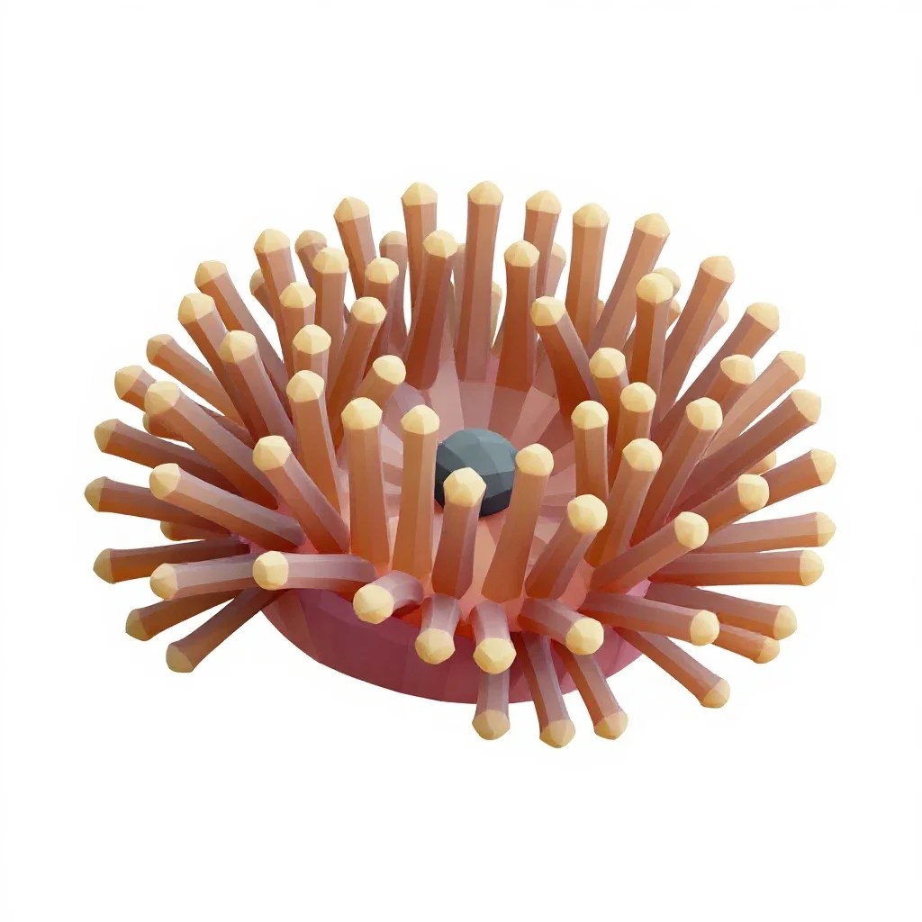 Anemone isolated on a white background